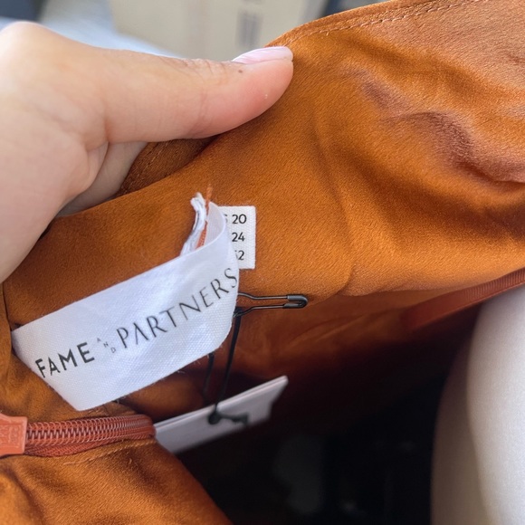 Fame and Partners neck wrap dress - Picture 4 of 4